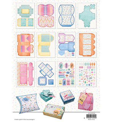 SL DIY Giftboxes Paper pad Essentials nr.258