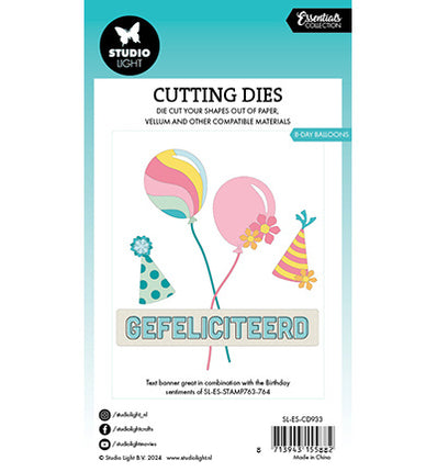 SL Cutting Die B-day balloons Essentials nr.933