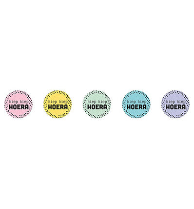 SL ø30mm Stickers HIEP HIEP HOERA Essentials nr.27