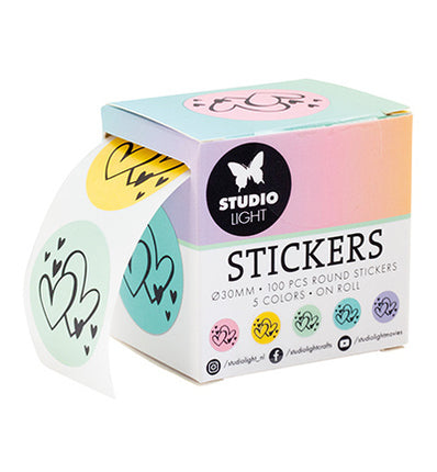 SL ø30mm Stickers HEARTS Essentials nr.28