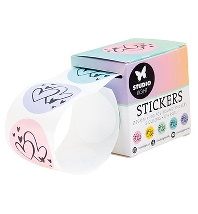 SL ø30mm Stickers HEARTS Essentials nr.28