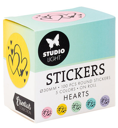 SL ø30mm Stickers HEARTS Essentials nr.28