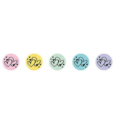 SL ø30mm Stickers HEARTS Essentials nr.28