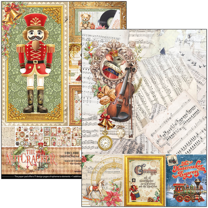 THE NUTCRACKER CREATIVE PAD A4 9/PKG