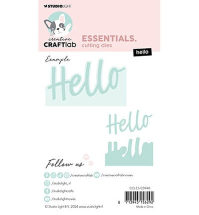 CCL Cutting Die Hello Essentials nr.940