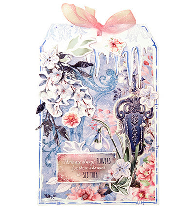 SL Clear Stamp Ornaments Frozen Flowers nr.771
