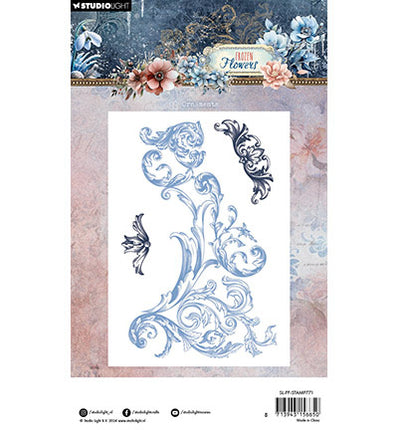SL Clear Stamp Ornaments Frozen Flowers nr.771