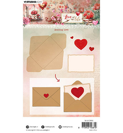 SL Cutting Die Sending love Love of my life nr.950
