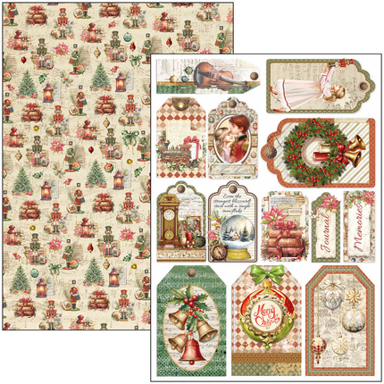 THE NUTCRACKER CREATIVE PAD A4 9/PKG