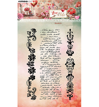 SL Clear Stamp Borders Love of my life nr.777