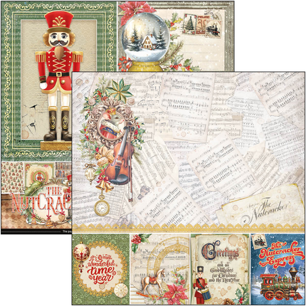 THE NUTCRACKER PAD 8"X8" 12/PKG