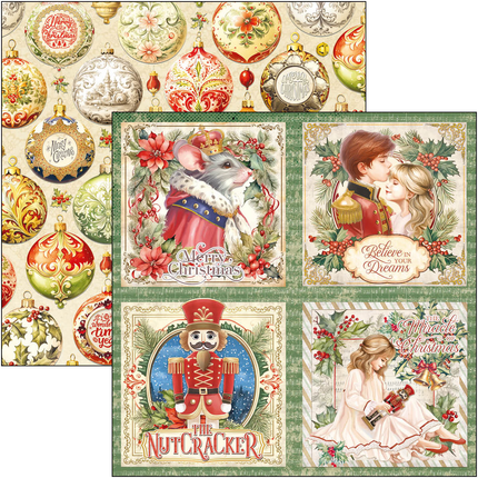 THE NUTCRACKER PAD 8"X8" 12/PKG