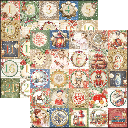 THE NUTCRACKER PATTERNS PAD 12"X12" 8/PKG