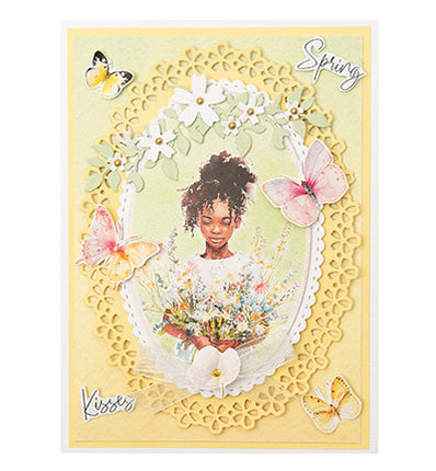 SL Cutting Die Floral Oval Essentials nr.952