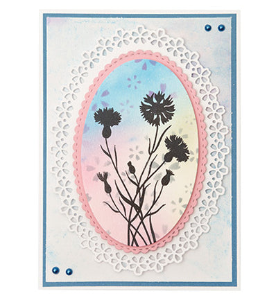 SL Cutting Die Floral Oval Essentials nr.952
