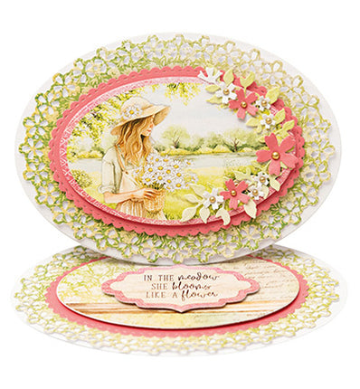 SL Cutting Die Floral Oval Essentials nr.952