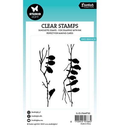 SL Clear Stamp Bird branch Essentials nr.785