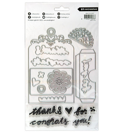ABM Stamp and Cutting dies Gift Card Envelope Art By Marlene nr.91