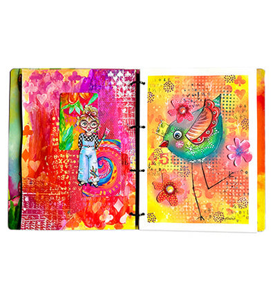 ABM Cling Rubber Stamp Artist Diary Art By Marlene nr.781