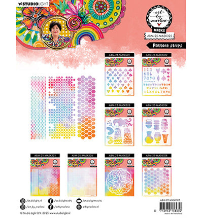 ABM Mask Pattern Stripes Art By Marlene nr.325