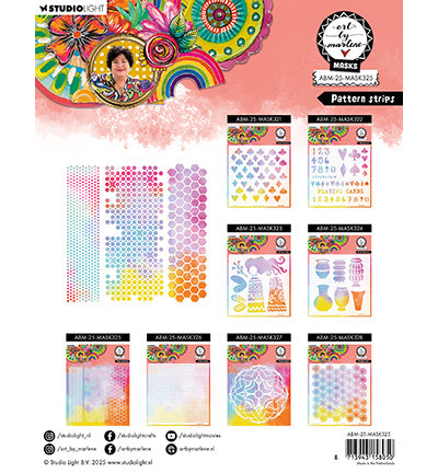 ABM Mask Pattern Stripes Art By Marlene nr.325