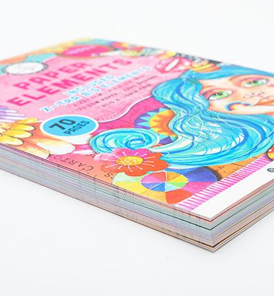 ABM Die-cut Paper Pad Extra Big Elements Art By Marlene nr.275