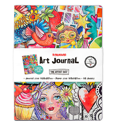 ABM Art Journal Artist size, 20 sheets Art By Marlene nr.17