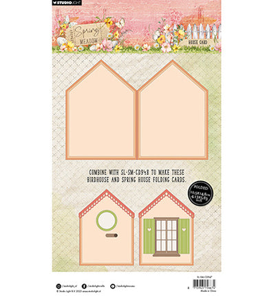 SL Cutting Die House Card Spring Meadow nr.947