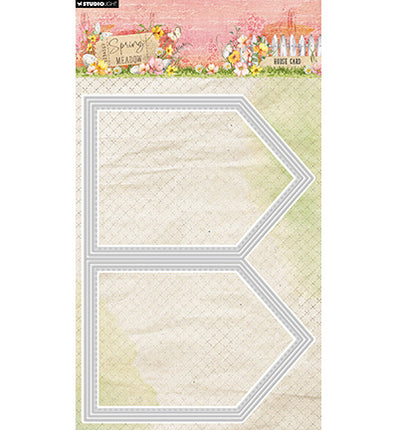 SL Cutting Die House Card Spring Meadow nr.947