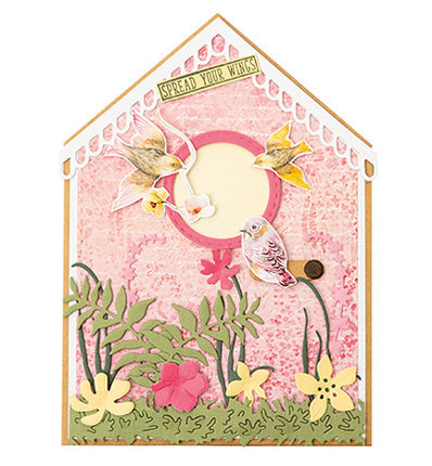 SL Cutting Die House Card Spring Meadow nr.947