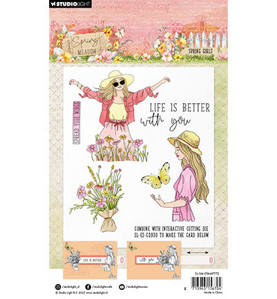 SL Clear Stamp Spring Girls Spring Meadow nr.772