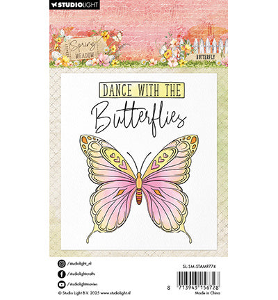 SL Clear Stamp Butterfly Spring Meadow nr.774