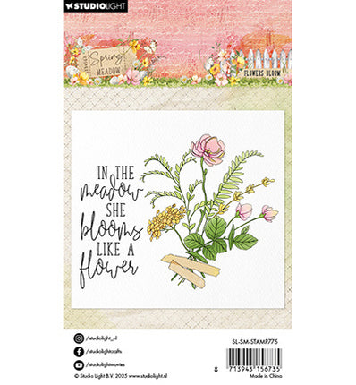 SL Clear Stamp Flower Bloom Spring Meadow nr.775