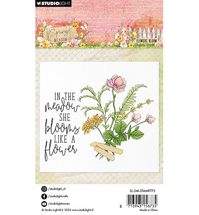 SL Clear Stamp Flower Bloom Spring Meadow nr.775