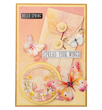 SL Mixed Paper Pad Envelops, Cards Spring Meadow nr.269