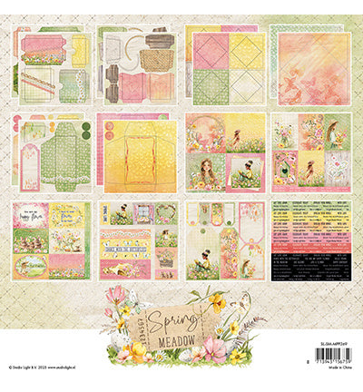 SL Mixed Paper Pad Envelops, Cards Spring Meadow nr.269