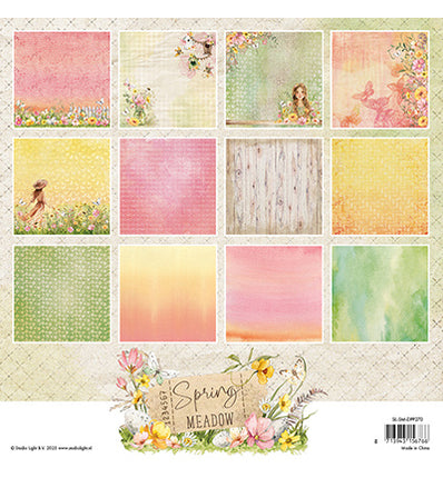 SL Designer Paper Pad Backgroundpaper Spring Meadow nr.270
