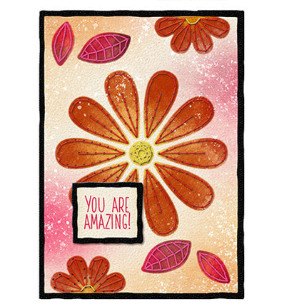 SL Mask Embroidery, Large Daisy Essentials nr.344