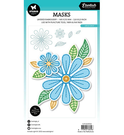 SL Mask Embroidery, Large Daisy Essentials nr.344