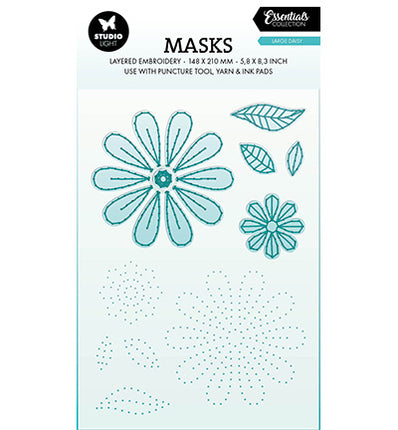 SL Mask Embroidery, Large Daisy Essentials nr.344