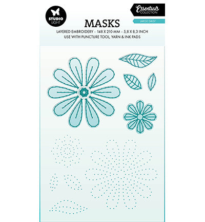 SL Mask Embroidery, Large Daisy Essentials nr.344