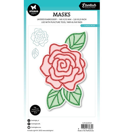 SL Mask Embroidery, Classic Rose Essentials nr.345