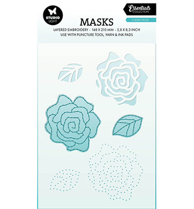 SL Mask Embroidery, Classic Rose Essentials nr.345