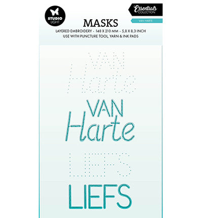 SL Mask Embroidery, Van harte Essentials nr.346