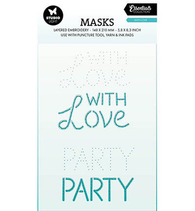 SL Mask Embroidery, With Love Essentials nr.347