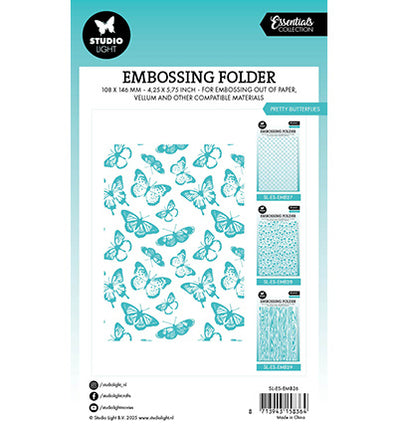 SL Embossing Folders Pretty Butterflies Essentials nr.26
