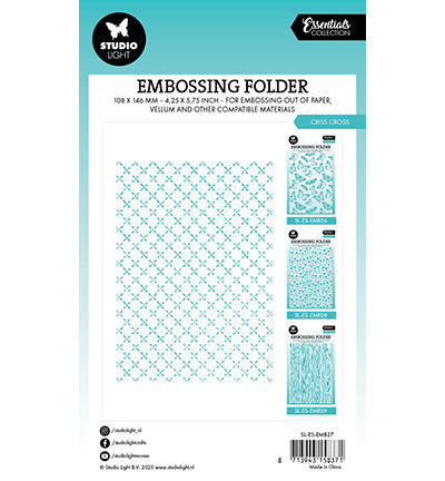 SL Embossing Folders Criss Cross Essentials nr.27