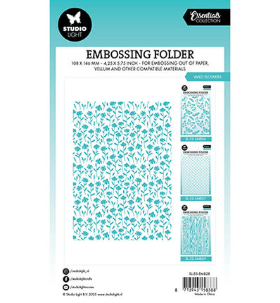 SL Embossing Folders Wild Flowers Essentials nr.28