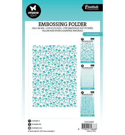 SL Embossing Folders Wild Flowers Essentials nr.28