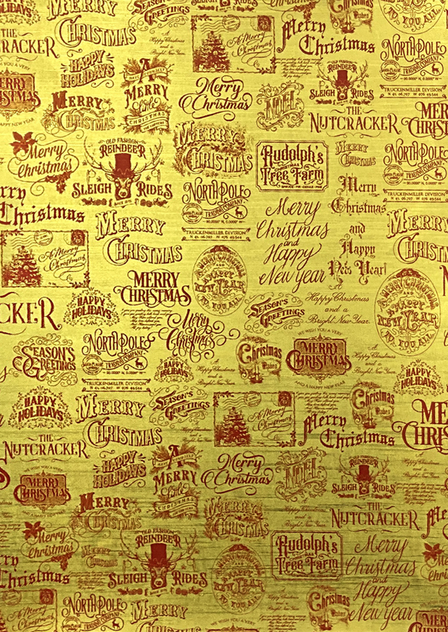 DELUXE THE NUTCRACKER PAPER GOLD A4 5/PKG